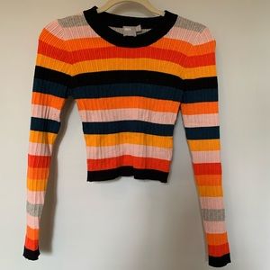 ASOS Striped Fitted Sweater